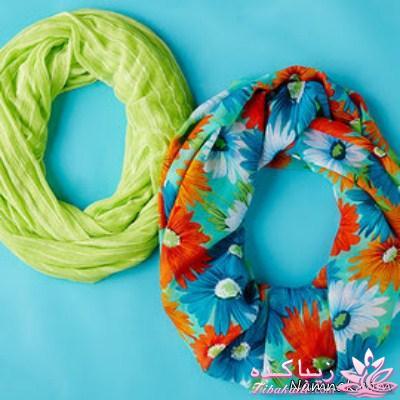 انواع مدل های شال و روسری 93